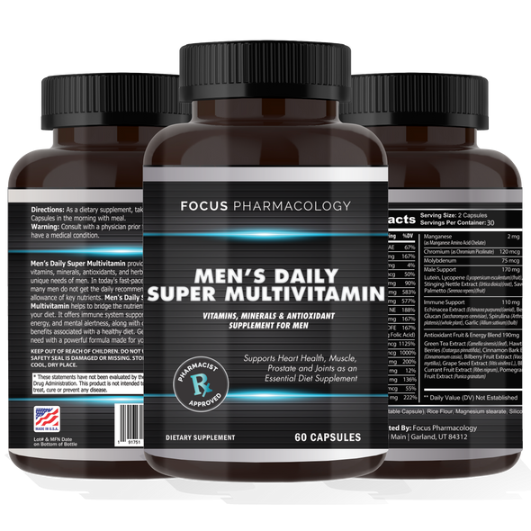 Focus Pharmacology Men's Daily Super Vitamin